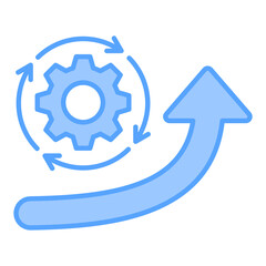 Enhance Blue Icon