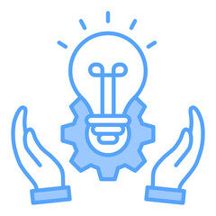 Innovation Blue Icon