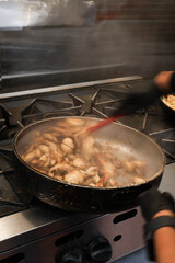 Cook Making Saute Onions