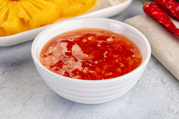 Sweet and spicy chili pineapple sauce