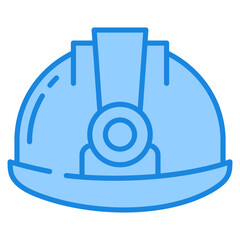 Mining Helmet Icon For Design Elements