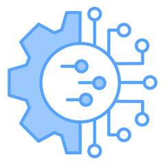 Tech Blue Icon