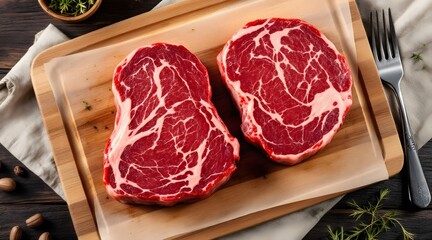 Premium Ribeye Steaks Juicy, Flavorful Cuts Ready for Grilling
