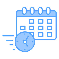 Deadline Blue Icon