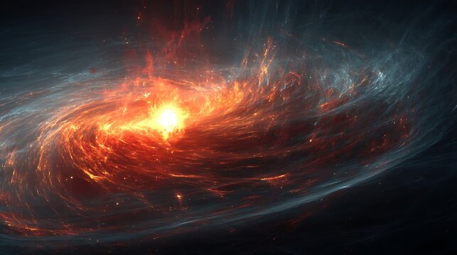 A bright, swirling formation of radiant energy.
