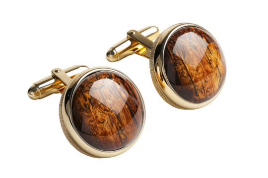 Enhance Your Style with Jos. A. Bank Cufflinks Isolated On White Background.