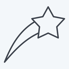 Obraz premium Icon Astrology Stars. related to Astrology symbol. line style. design editable