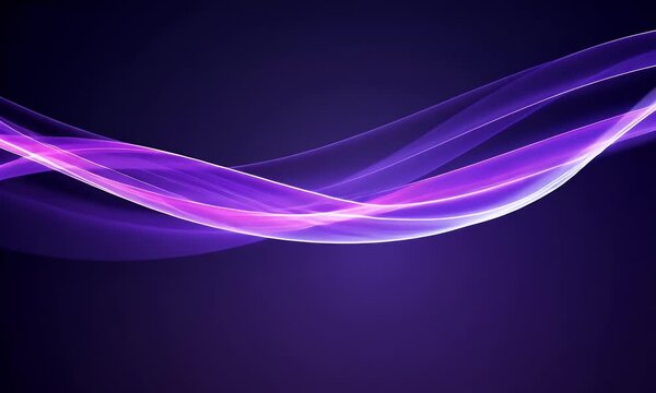 Red and blue gradient background with glowing white light waves, vector illustration