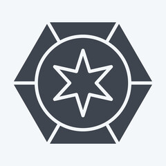 Obraz premium Icon Astrology. related to Astrology symbol. glyph style. design editable