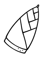 シンプルなタケノコのイラスト素材