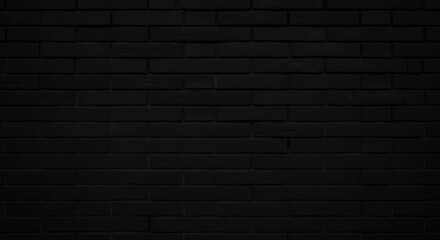 Dark Brick Wall Texture Background in Interior Architecture