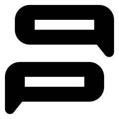 chat solid icon