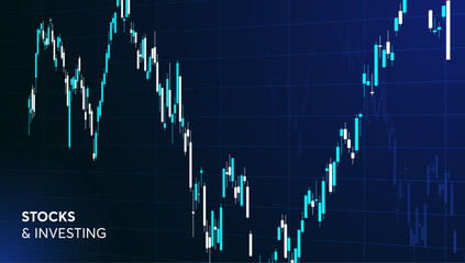 Economy stock market downfall and upward of finacial