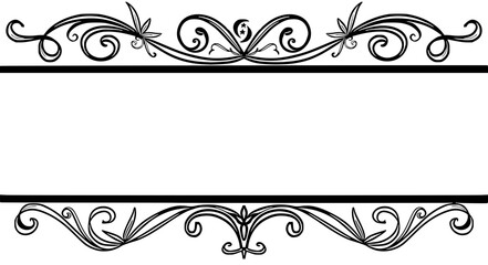 Vector floral frame 