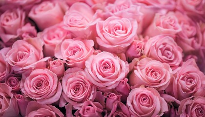 可憐なピンクのバラたち1