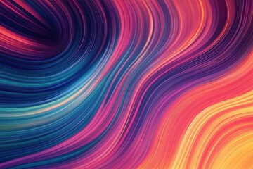 Obraz premium Vibrant abstract design featuring dynamic colored lines perfect for modern projects and trendy aesthetics