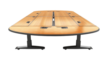 Versatile Convertible Table Design Isolated On White Background.