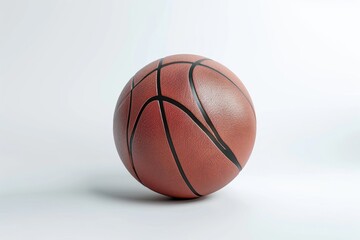 Fototapeta premium Futuristic Basketball Design Isolated On White Background.
