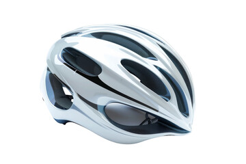 Fototapeta premium Next-Gen Bicycle Helmet Concepts Isolated On White Background.