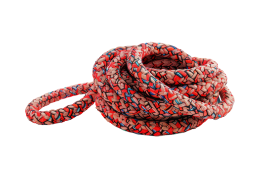 Cutting-Edge Rope Design for Tomorrow's Climbers Isolated On White Background.