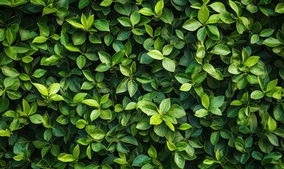 Fototapeta premium lush green leaves background for nature and gardening themes