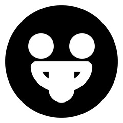 emoticon solid icon