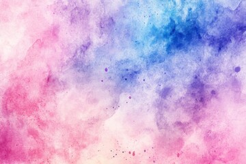 Obraz premium Soft watercolor backgrounds in pastel pink, purple, and blue for vintage designs, ideal for card crafts, templates, or creative projects with a delicate hand-painted touch