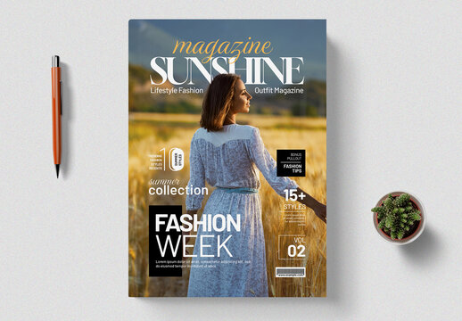 Lifestyle Magazine Cover Template
