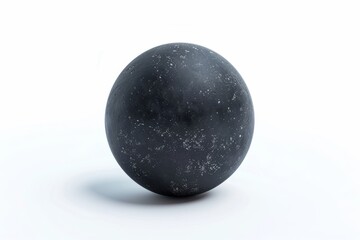 Cutting-Edge Squash Technology: Futuristic Ball Isolated On White Background.