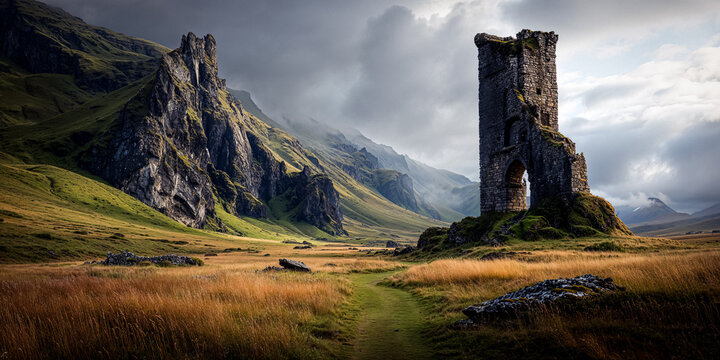 Epic Fantasy Lanscape Backdrop