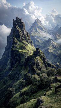 Epic Fantasy Lanscape Backdrop