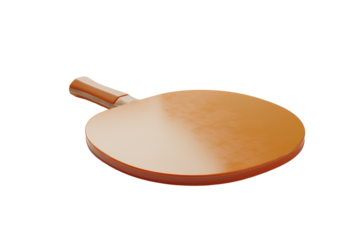 Advanced Table Tennis Gear: The Future of Paddles Isolated On White Background.