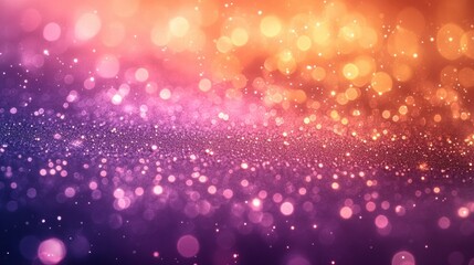 Vibrant, shimmering, bokeh background