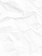Obraz premium Crumpled White Paper Texture (1)