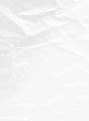 Fototapeta premium Crinkled White Paper Texture