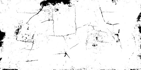 A dramatic overlay or transparent effect, with stark black marks and lines against a clean white background.