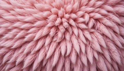 Pink Sheep Fur Natural Sheepskin Background Texture