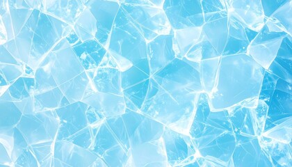 Frozen ice crystals create a delicate, wintry texture with intricate patterns and a cool, blue hue, evoking a frosty holiday scene.