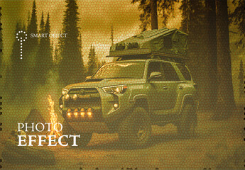 Stained Glass Photo Effect Design
