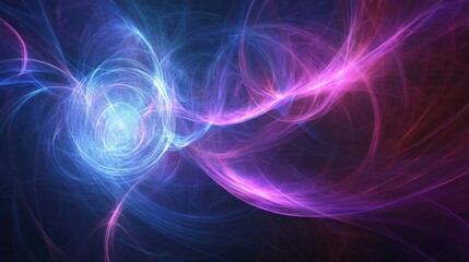 Fototapeta premium Abstract swirling energy flows