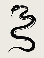 Obraz premium Bold Snake Conservation Vector Designs for World Snake Day | Solid Color Illustrations, Eco-friendly Awareness Campaigns, Perfect for Educational Materials, Posters, and Merchandise