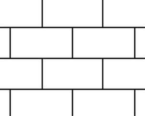 Bright White Brick Wall Texture Background Pattern stock vector.