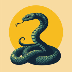 Unique Snake Vector Illustrations for World Snake Day | Eco-friendly Conservation Designs, Solid Color Artwork, Perfect for T-shirts, Posters, and Social Media Awareness Campaigns
