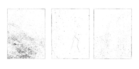 Grunge Urban Backgrounds set.Texture Vector.Dust Overlay Distress Grain ,Simply Place illustration over any Object to Create grungy Effect .abstract,splattered , dirty, texture for your design.