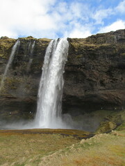 waterfall in iceland