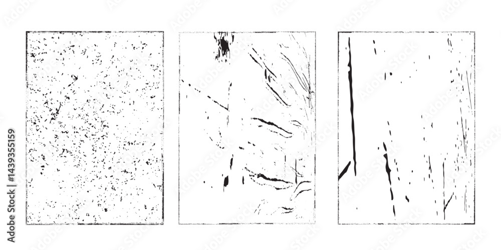 Leinwandbilder grunge urban backgrounds set.texture vector.dust overlay distress grain ,simply place illustration o