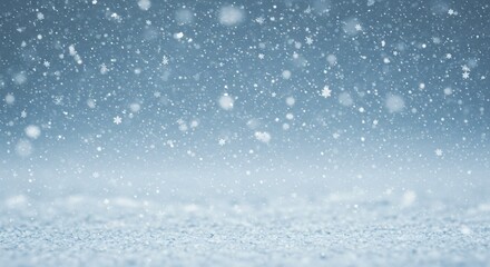 Falling Snow Background Winter Wonderland Scene