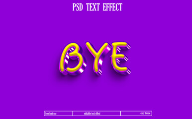 Text effect design.