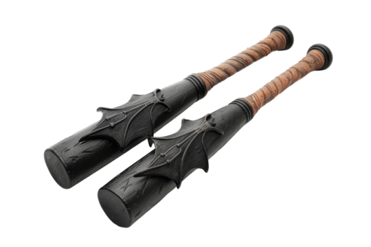 Grip and Rip: Enhancing Performance with Bat Grips Isolated On White Background.