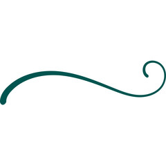 Hand Drawn Swash Line